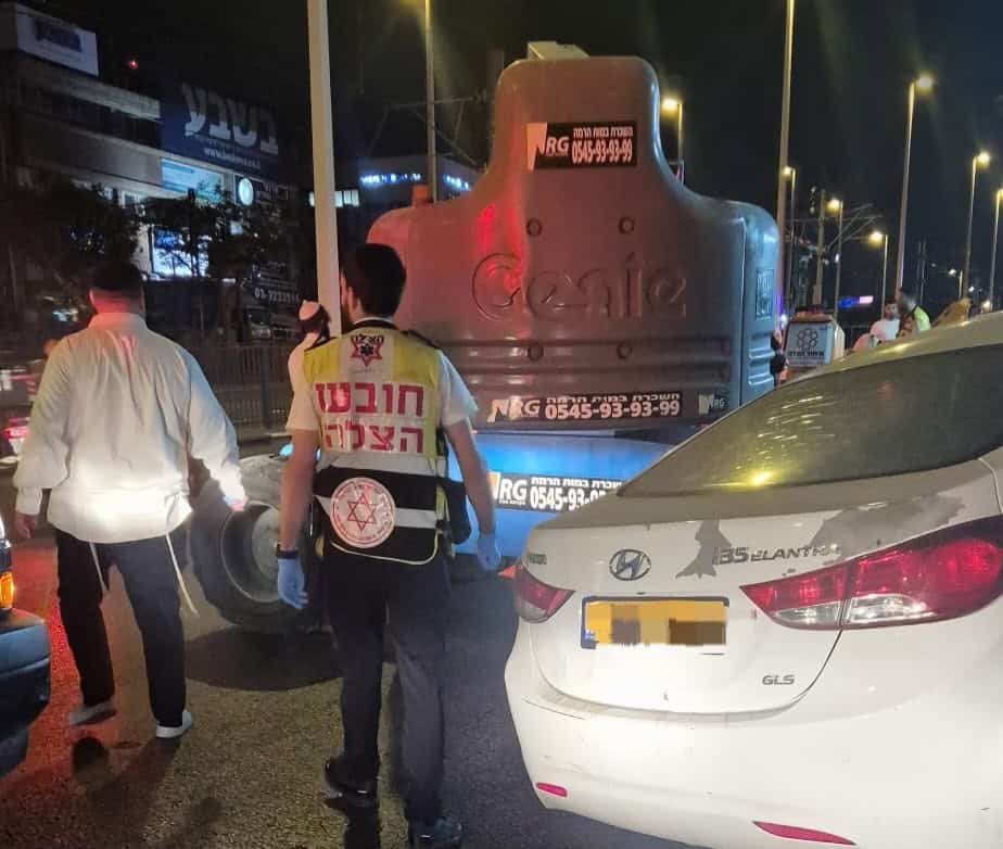 מחלף גהה: פועל פונה במצב קשה לאחר שנפל מגובה רב